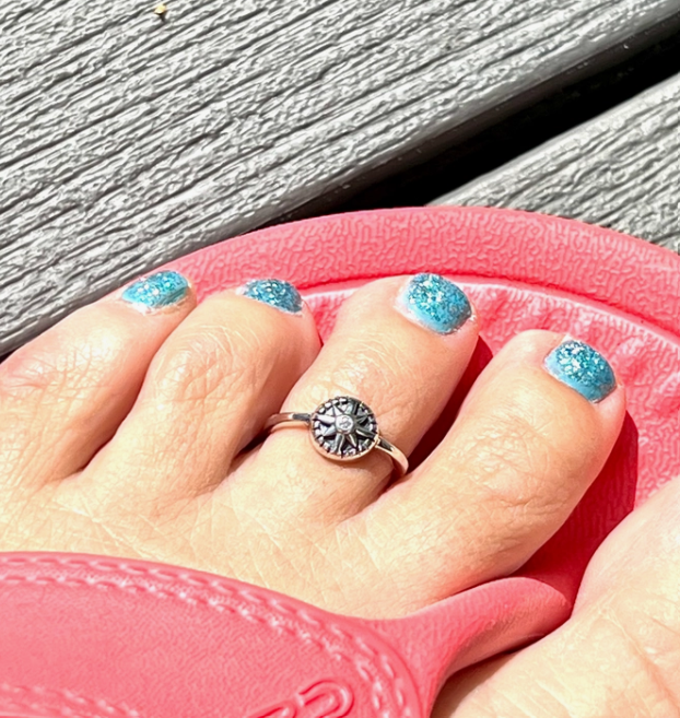 Rose Toe Rings Compass Rose Toe Ring | Ophiuroidea